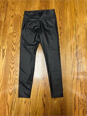 Youth High-Waist Black Leggings for Kids